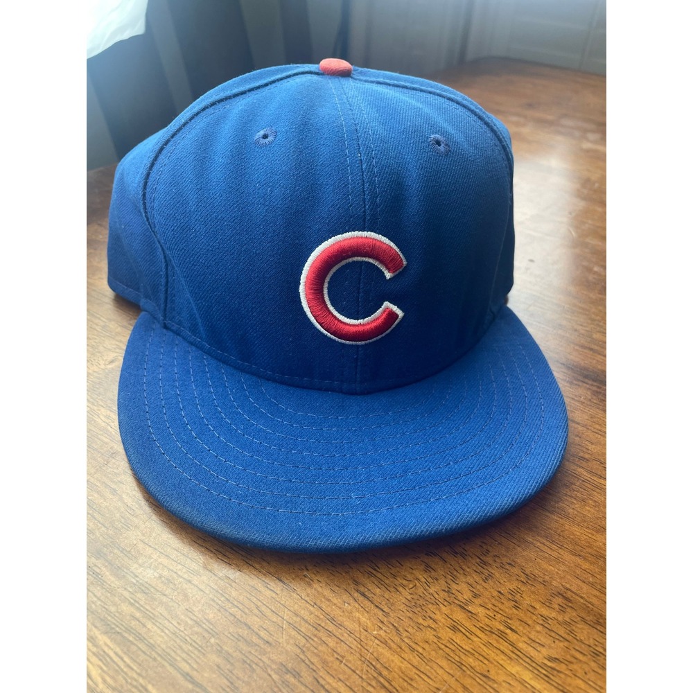 New Era Chicago Cubs MLB Authentic Collection On-Field Fitted Hat 7 1/2 Blue